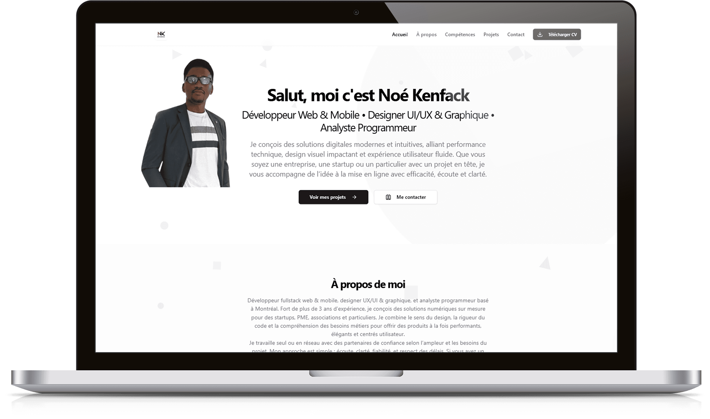 Site Web de Portfolio - 0